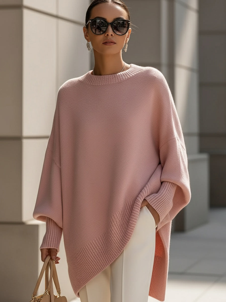 Sadie | Merino Wool Asymmetric Jumper