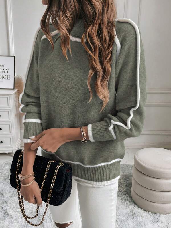 Rosemary | Jersey de lana con cuello vuelto