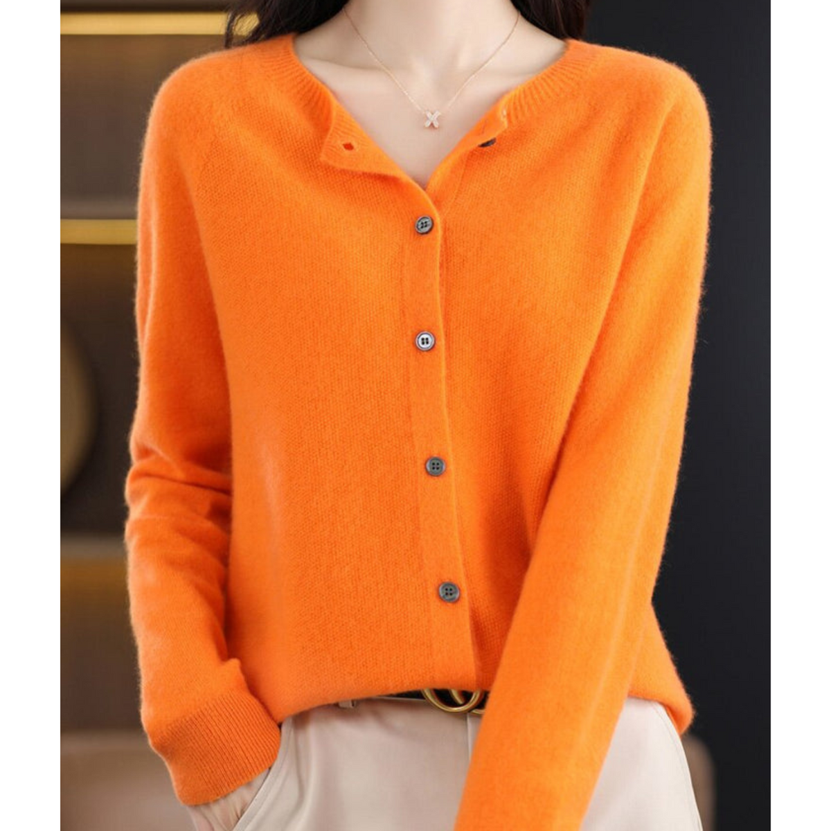 Harriet | Button-Up Knit Cardigan
