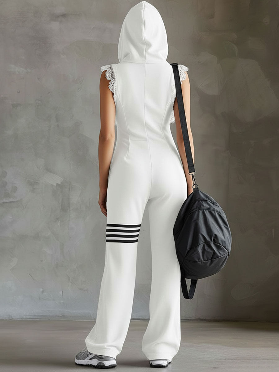 Marian | Hooded Sleeveless Jumpsuit