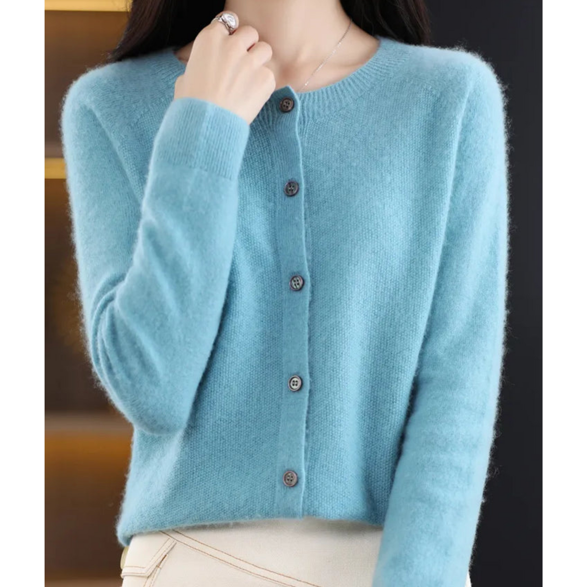 Harriet | Button-Up Knit Cardigan