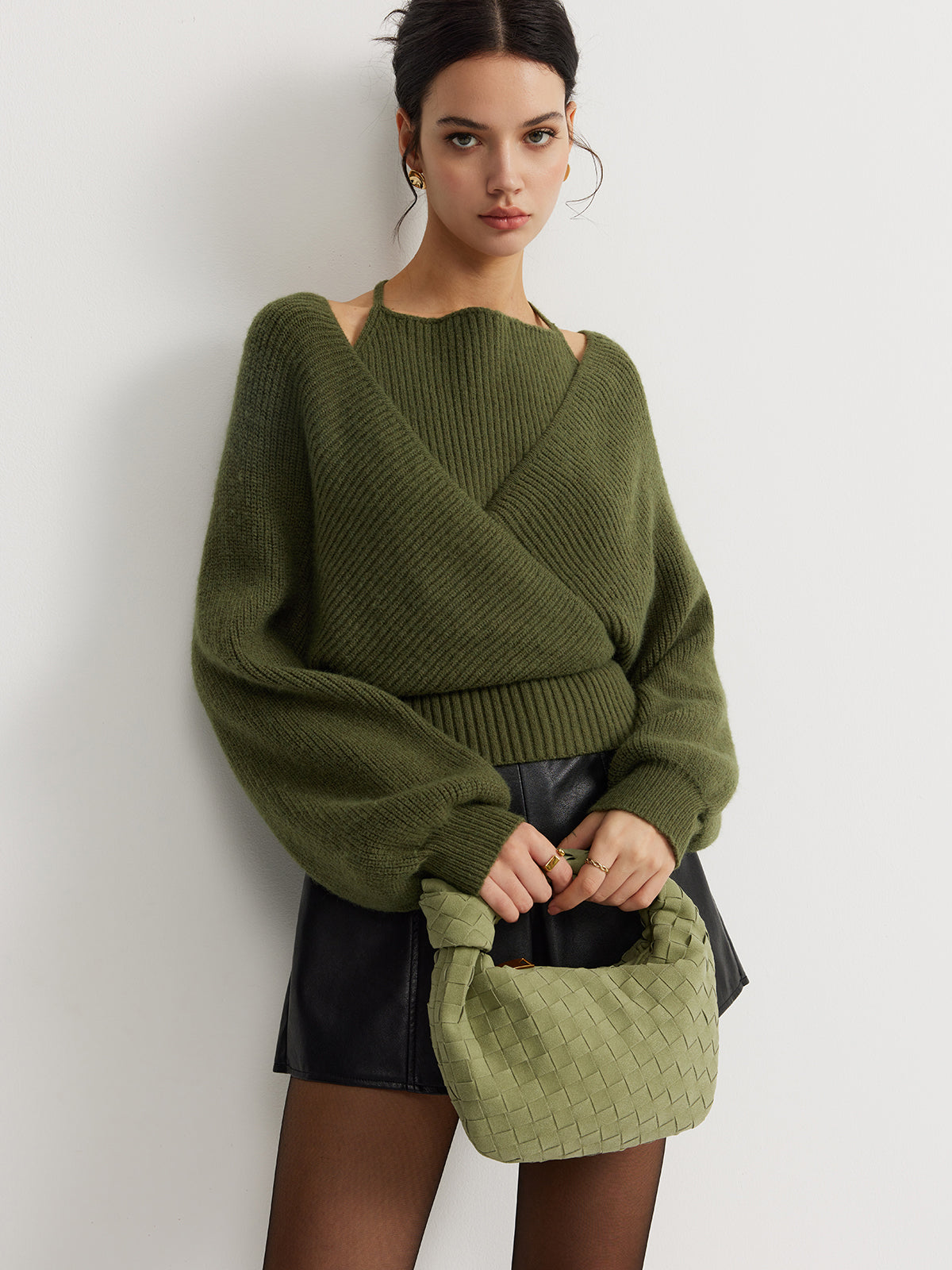 Tamsin | Crossover Wrap Jumper
