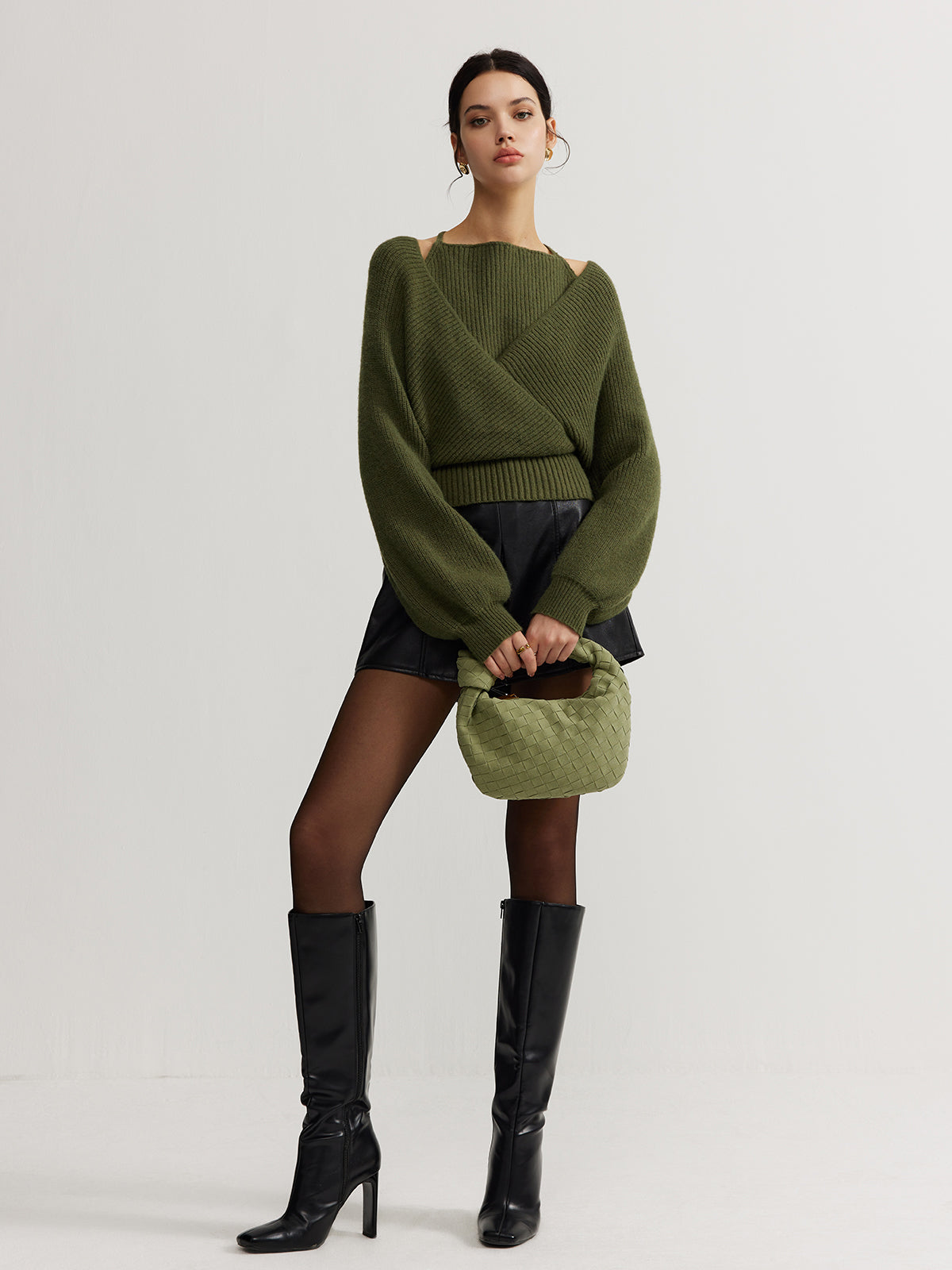 Tamsin | Crossover Wrap Jumper