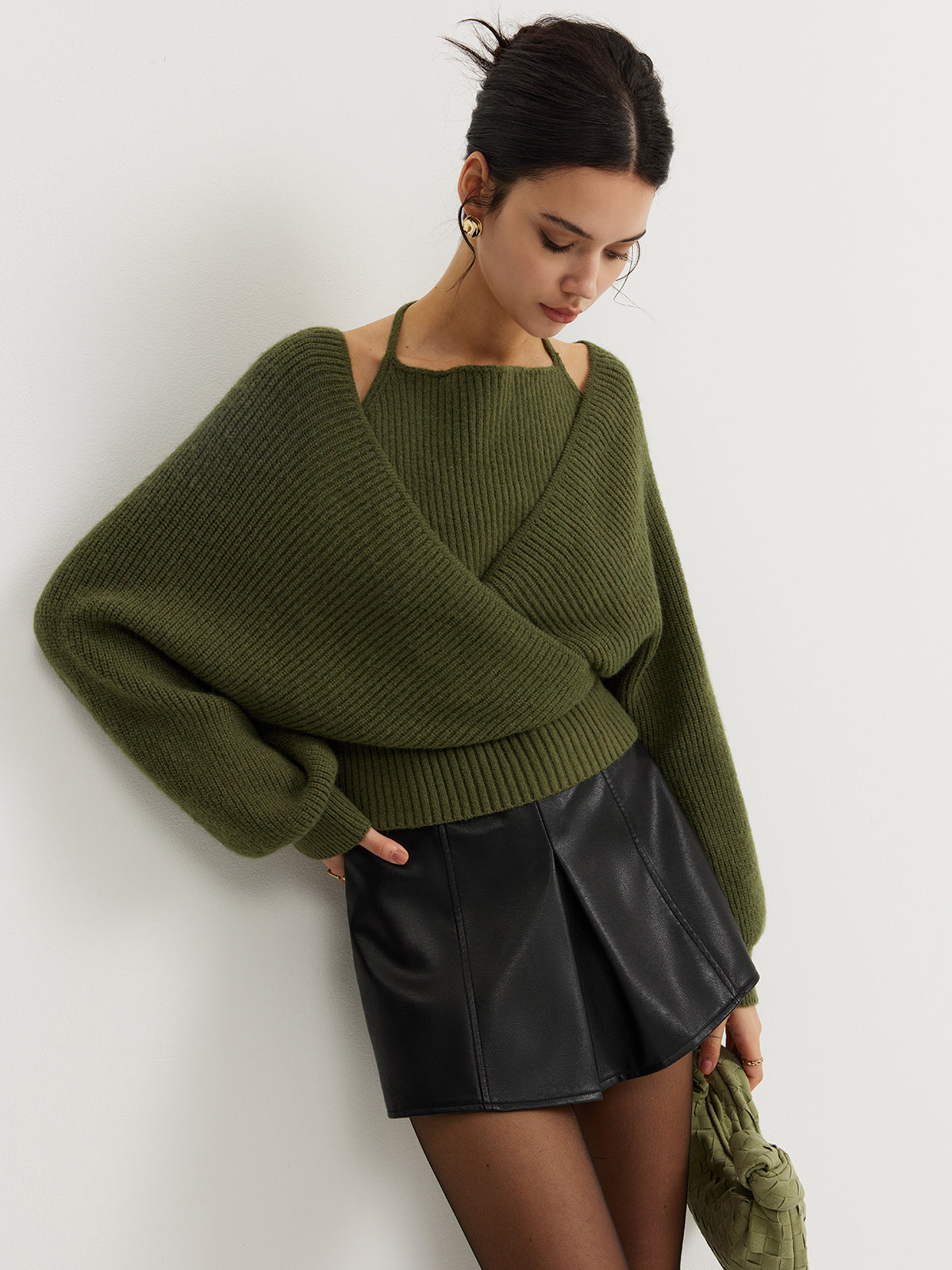 Tamsin | Crossover Wrap Jumper