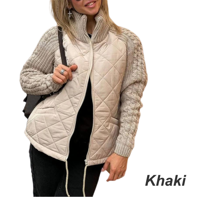 Sabine | Quilted Padded Zip Jacket