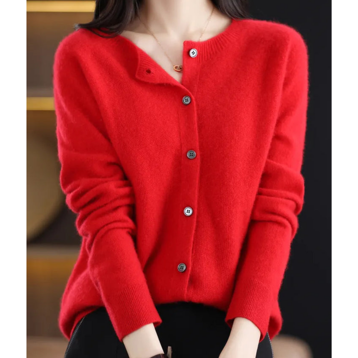 Harriet | Button-Up Knit Cardigan
