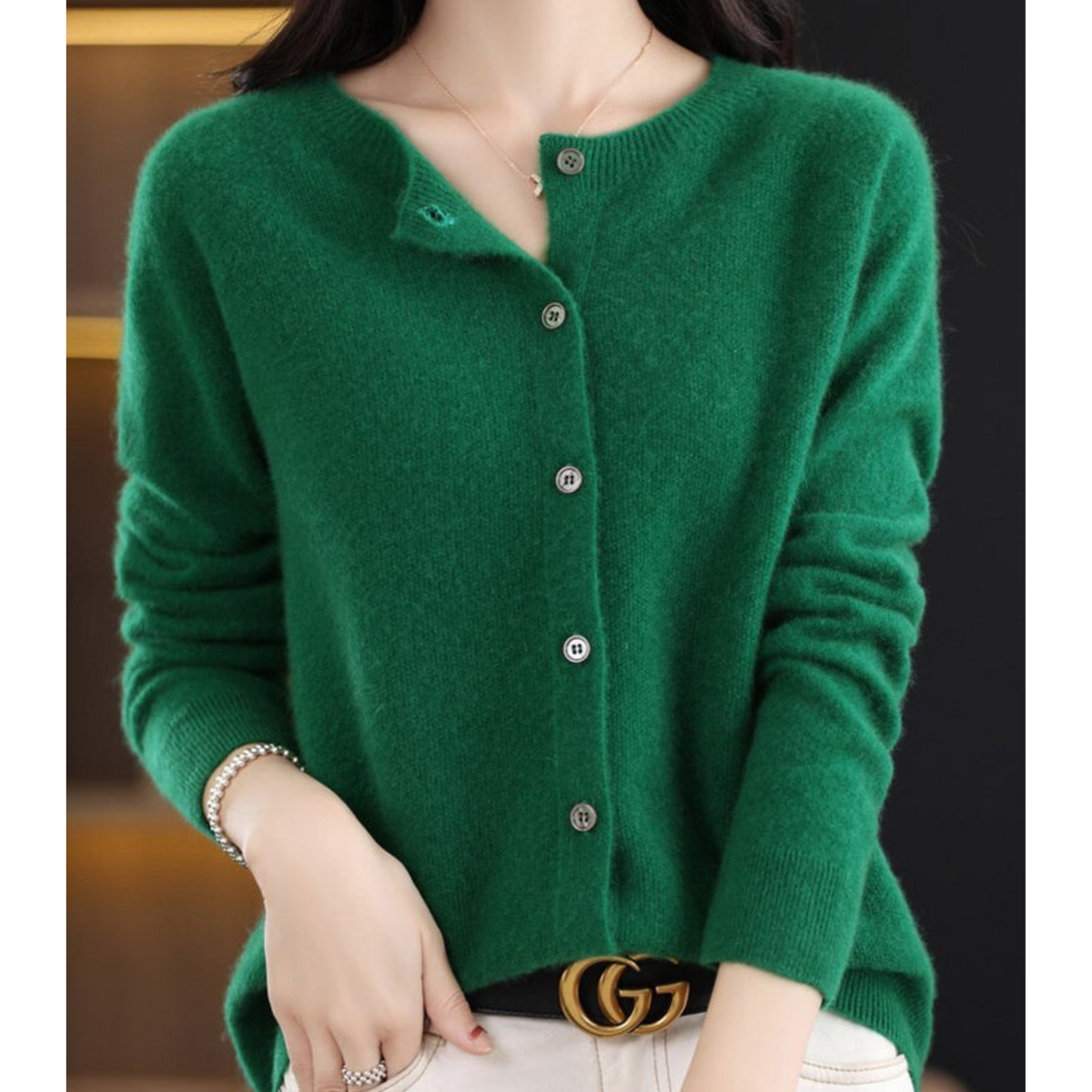 Harriet | Button-Up Knit Cardigan