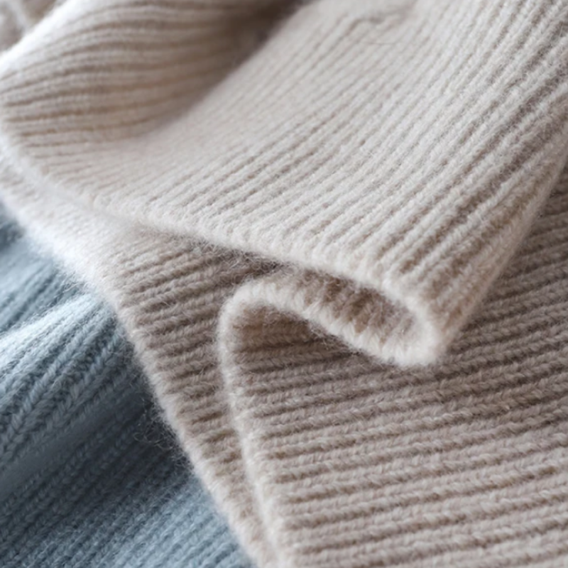 Charlotte | Chunky Cable Knit Roll Neck Jumper