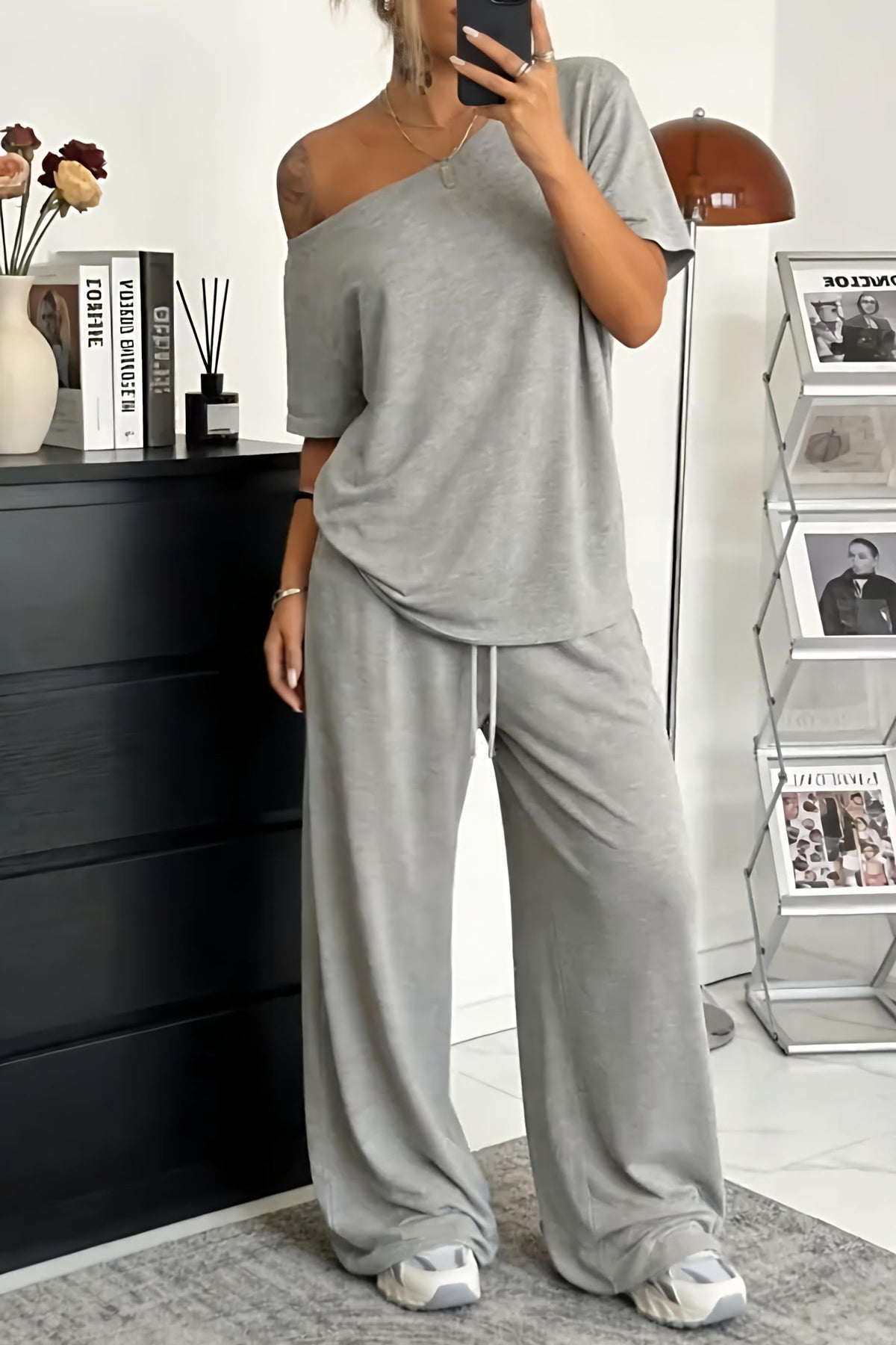 Lucia | Off-Shoulder Loungewear Co-ord