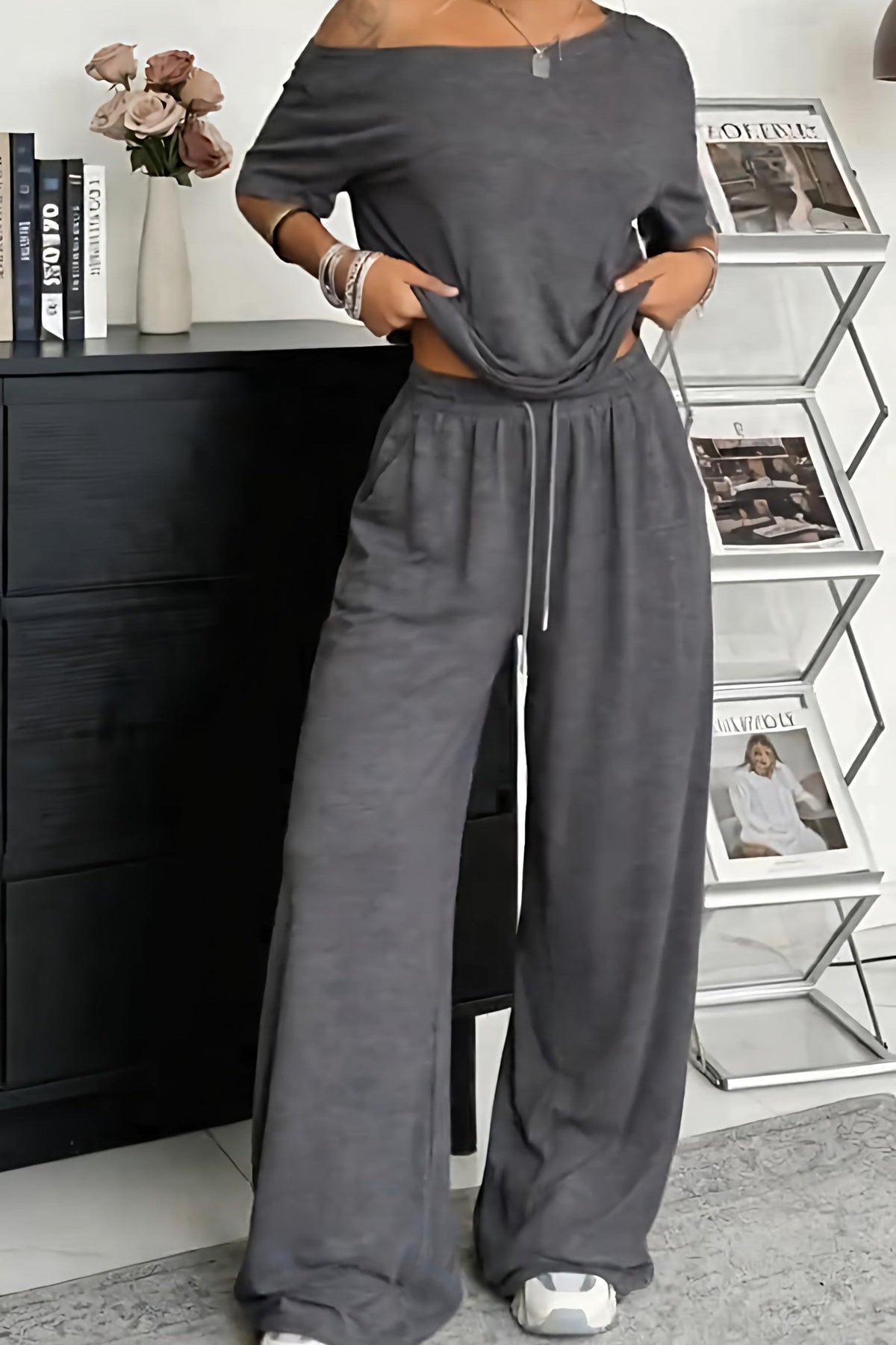 Lucia | Off-Shoulder Loungewear Co-ord