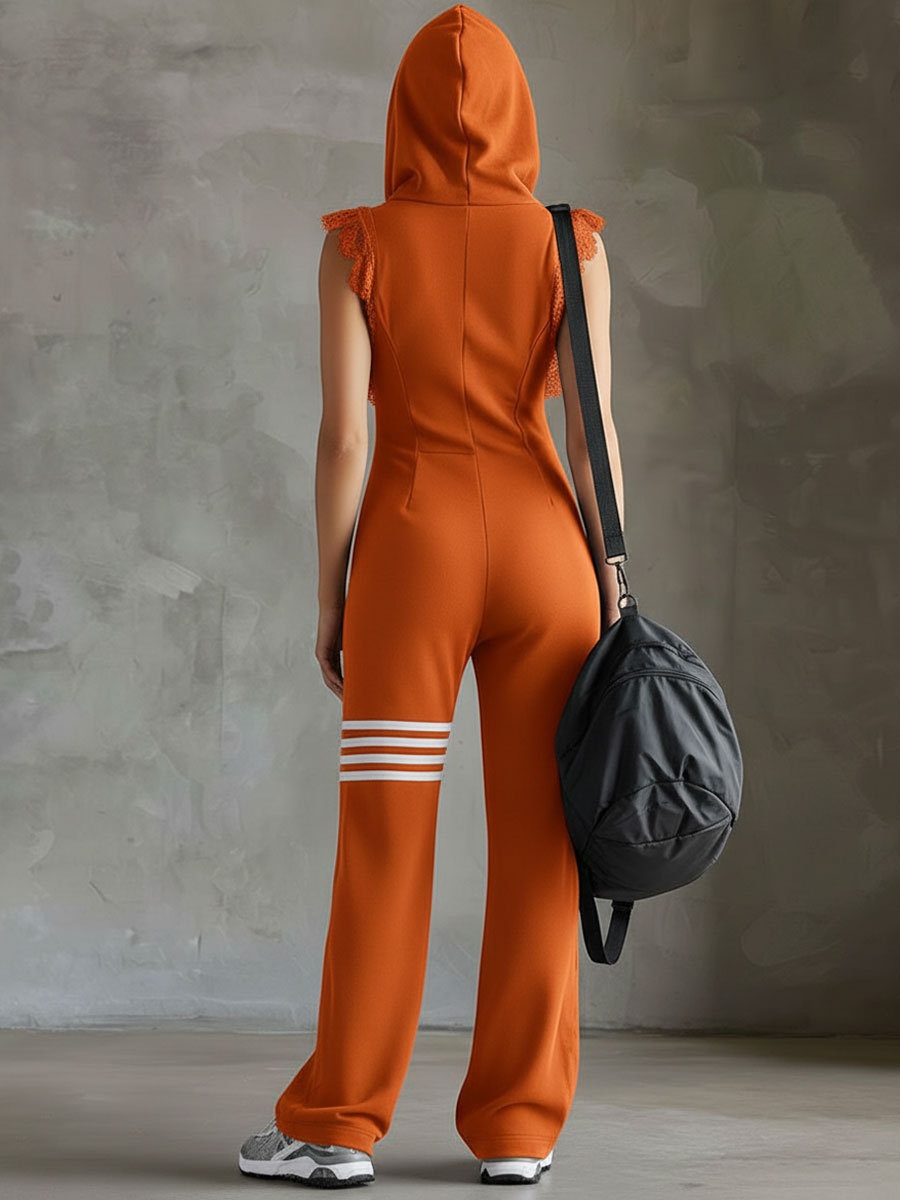 Marian | Hooded Sleeveless Jumpsuit