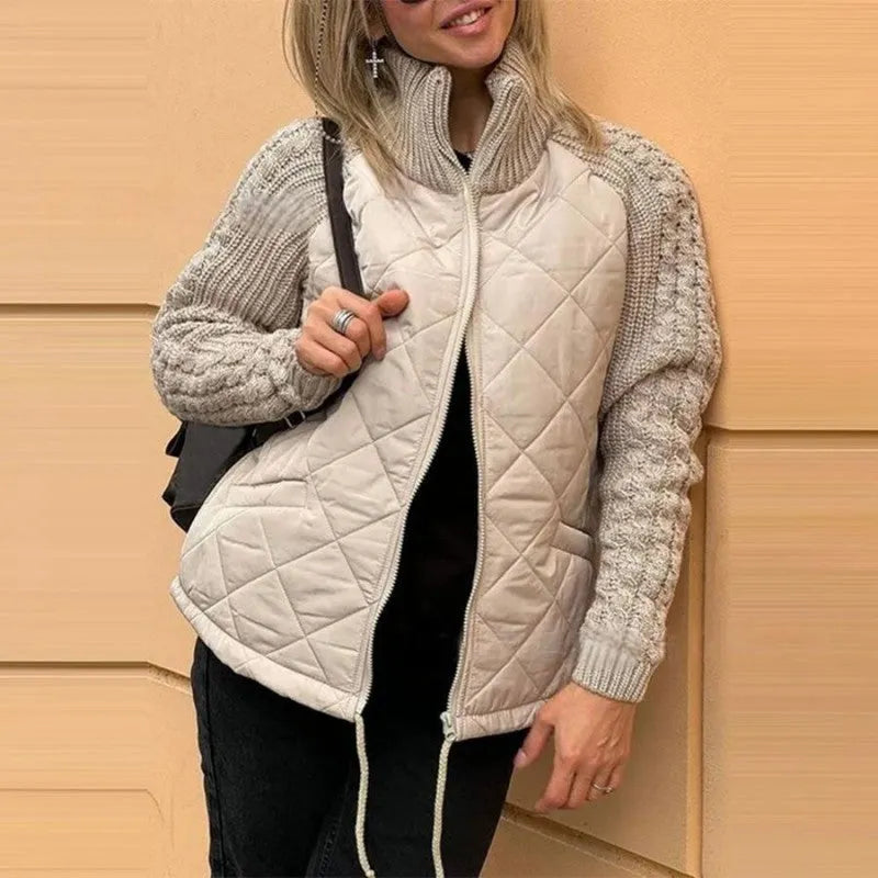 Sabine | Quilted Padded Zip Jacket