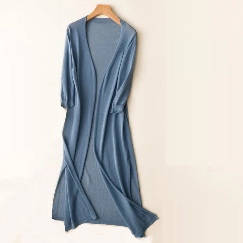 Imelda | Longline Open Knit Cardigan
