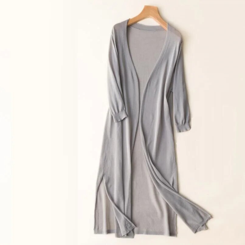 Imelda | Longline Open Knit Cardigan