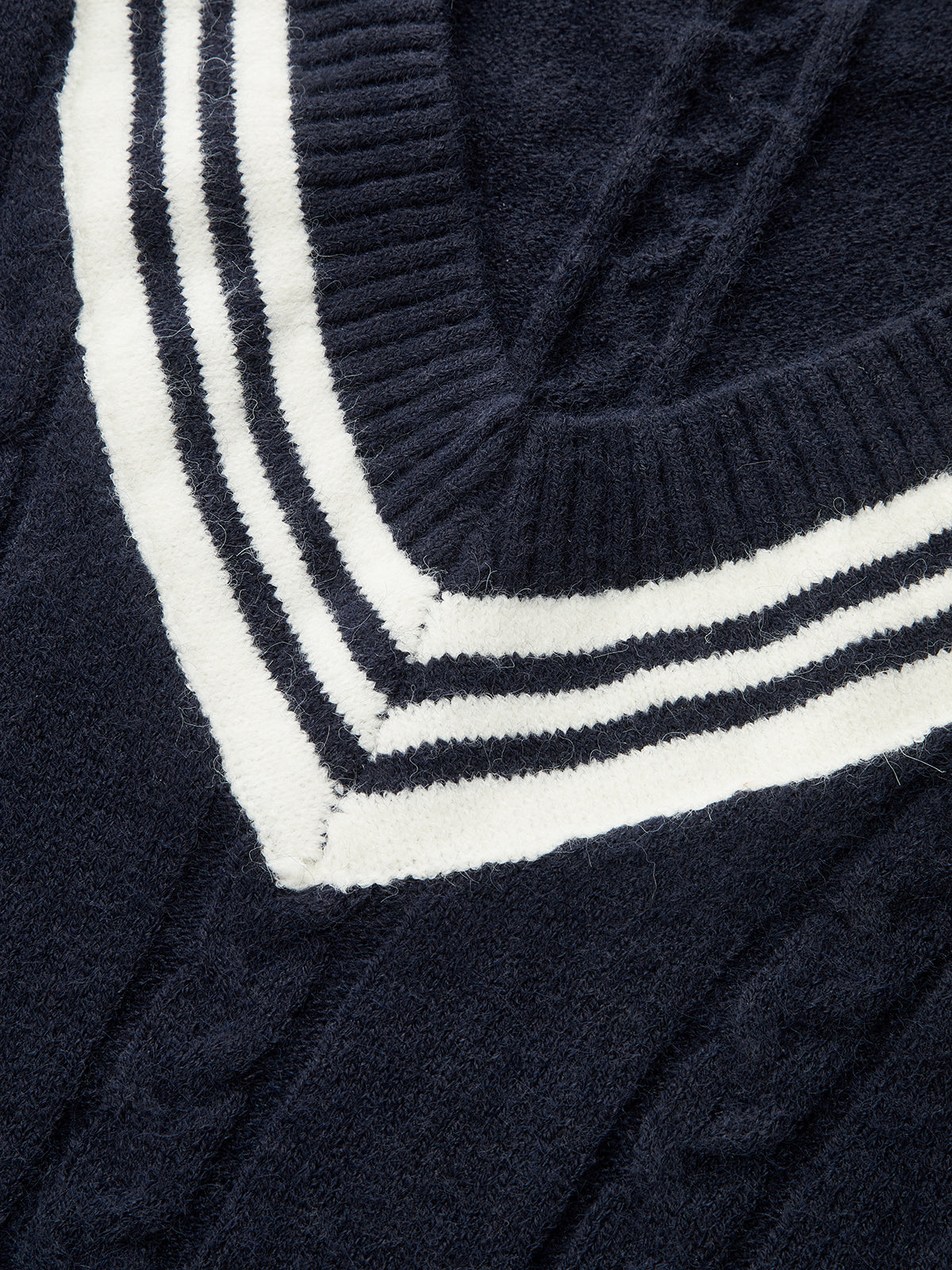 Phoebe | Wool Mix Cable Knit Cricket Jumper