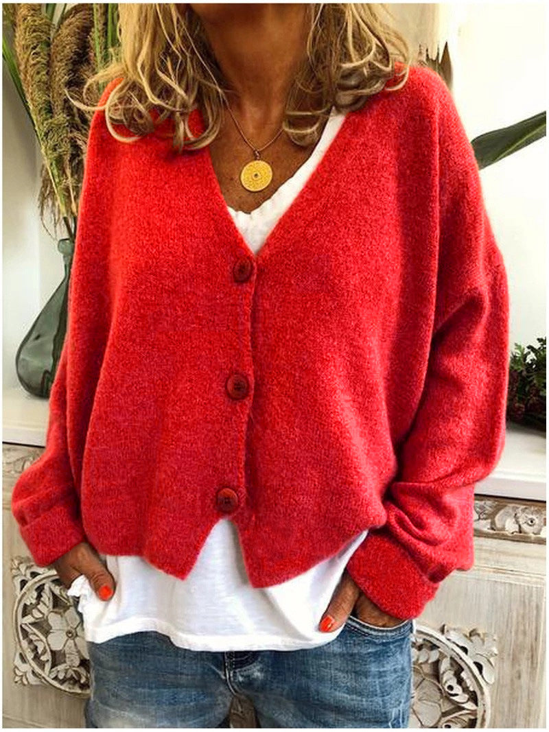Henrietta | Relaxed V-Neck Cardigan