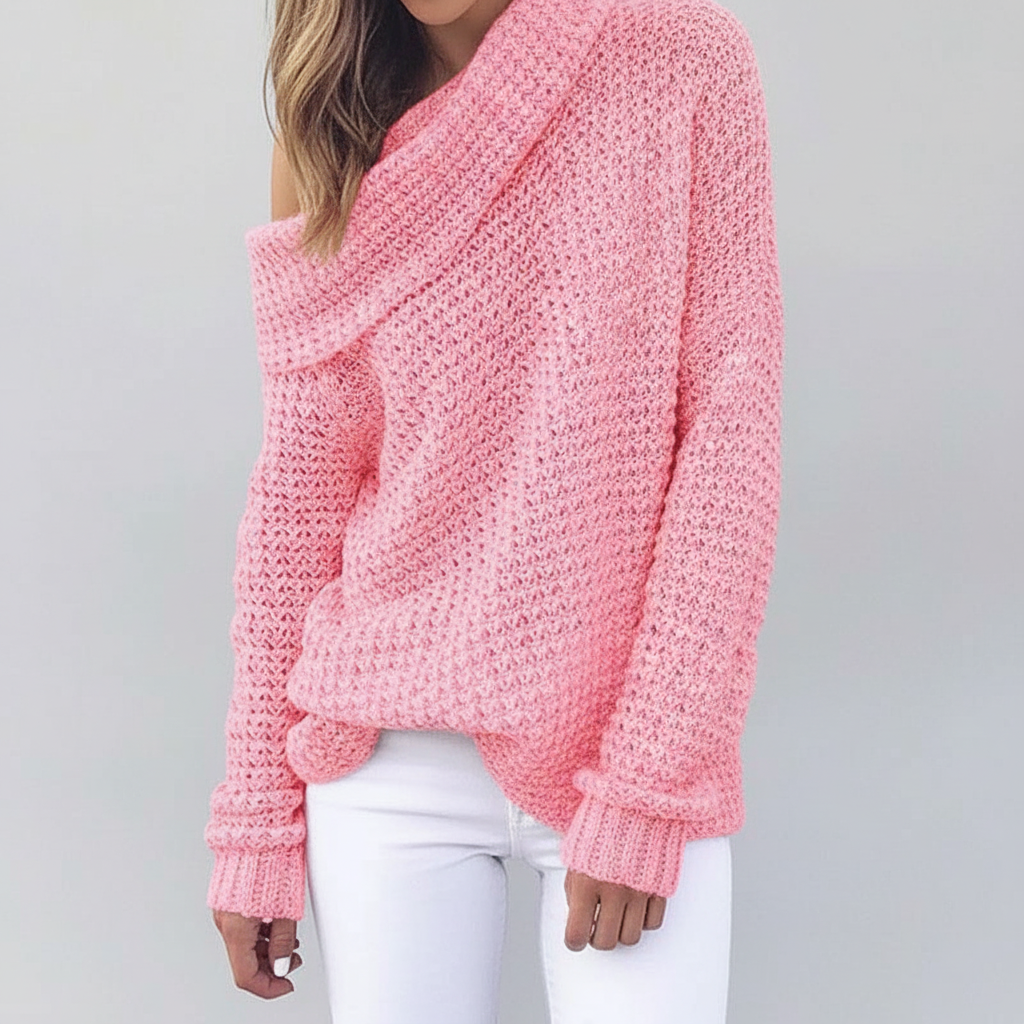 Opal | Merino Wool Off-Shoulder Jumper