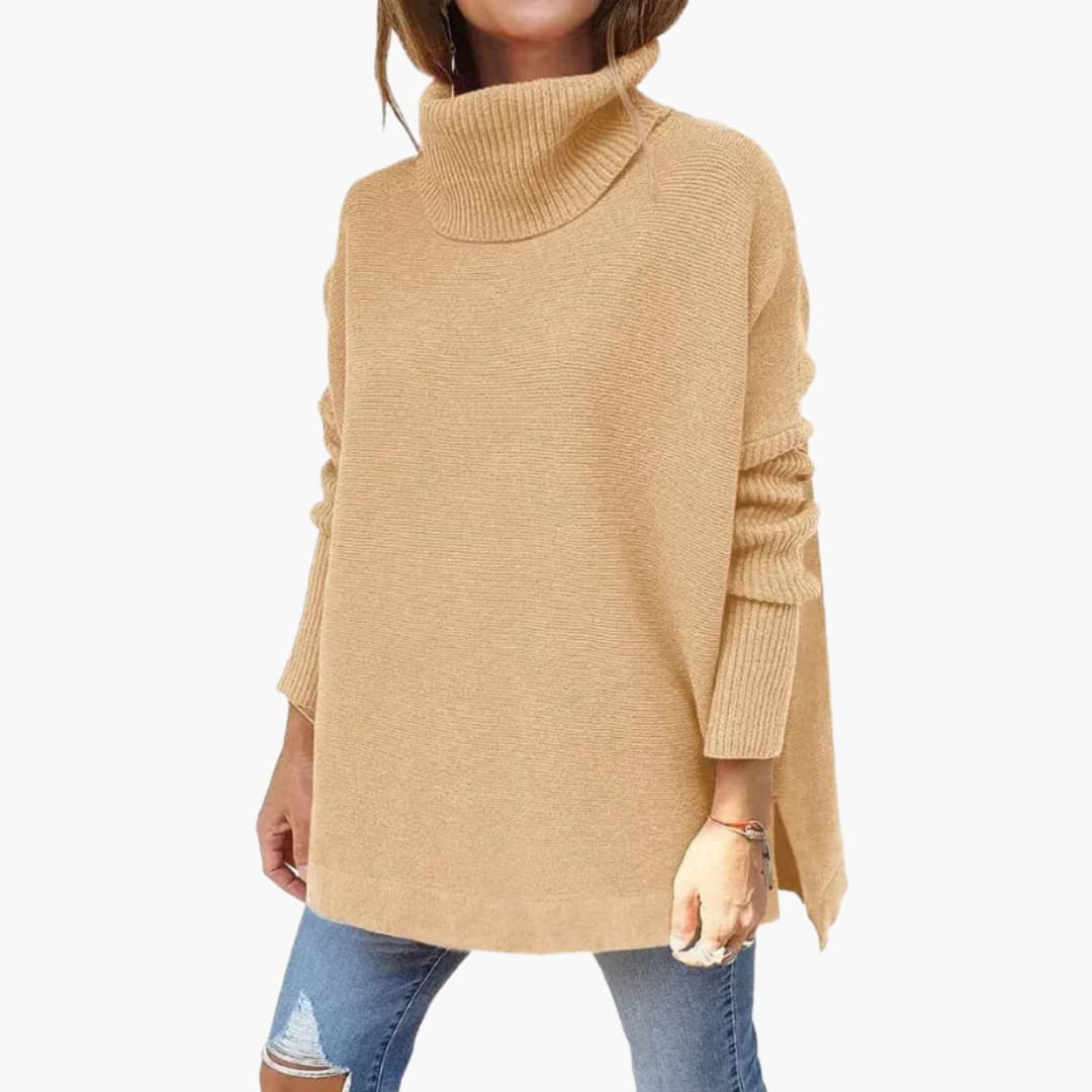 Beatrice | Jersey de cuello vuelto oversize