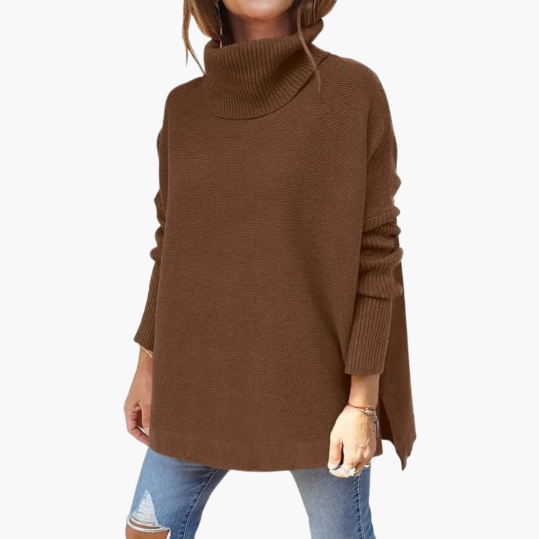 Beatrice | Jersey de cuello vuelto oversize
