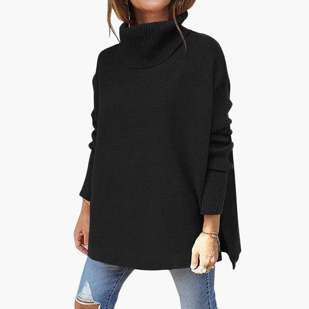 Beatrice | Jersey de cuello vuelto oversize