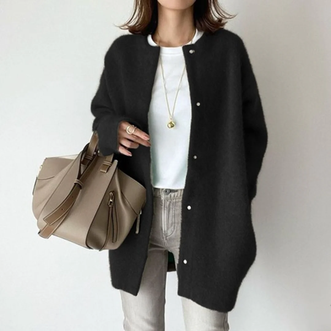 Lorna | Longline Relaxed Knit Cardigan