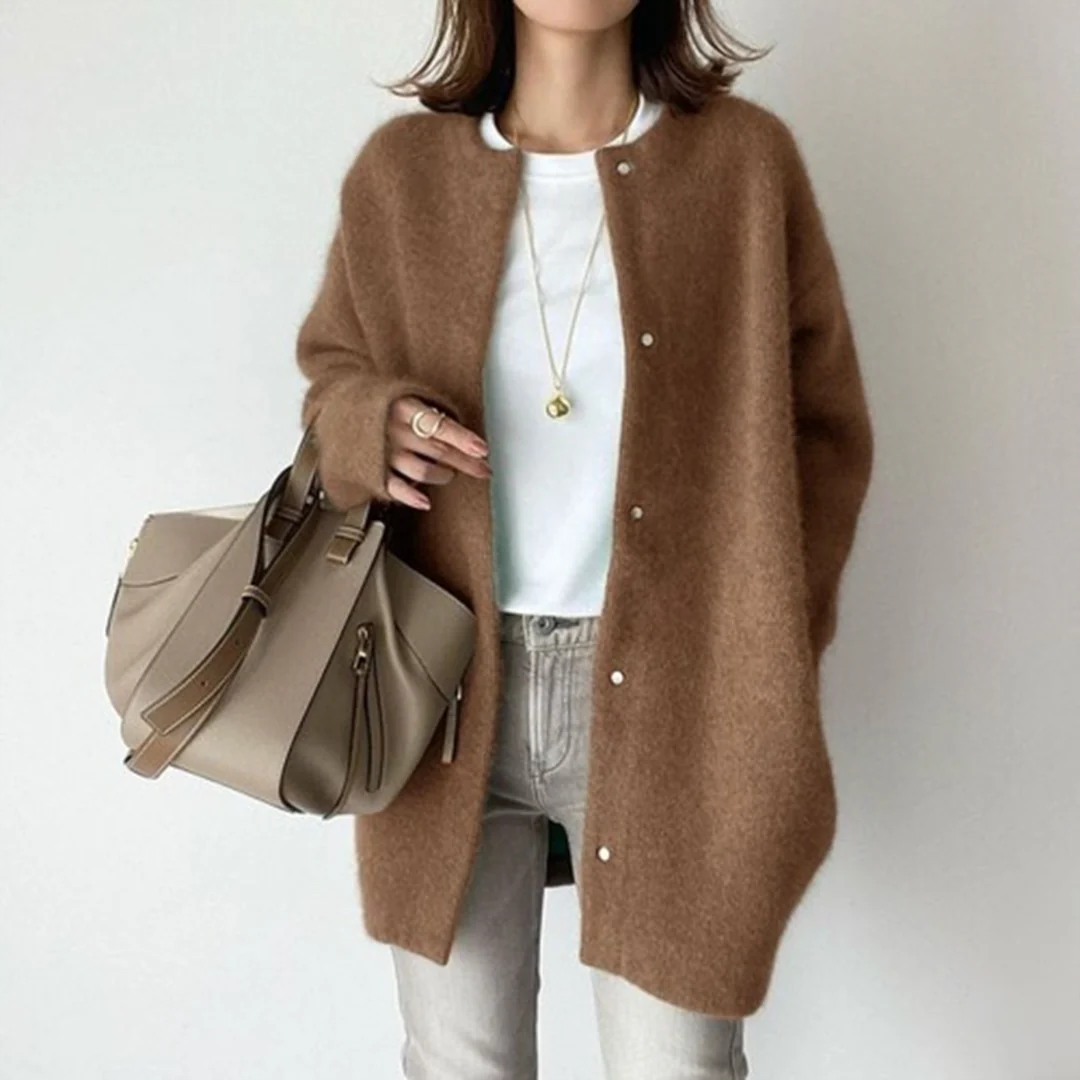 Lorna | Longline Relaxed Knit Cardigan