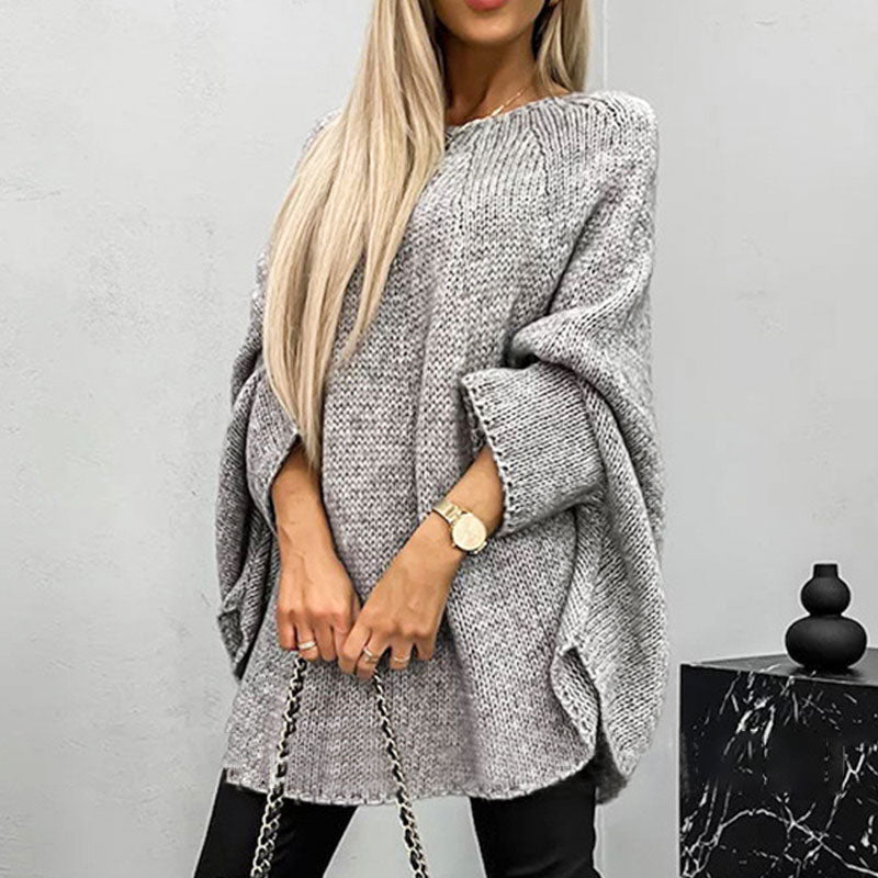 Blythe | Jersey de punto murciélago oversize