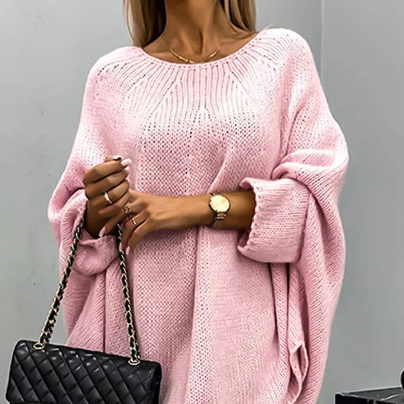 Blythe | Jersey de punto murciélago oversize