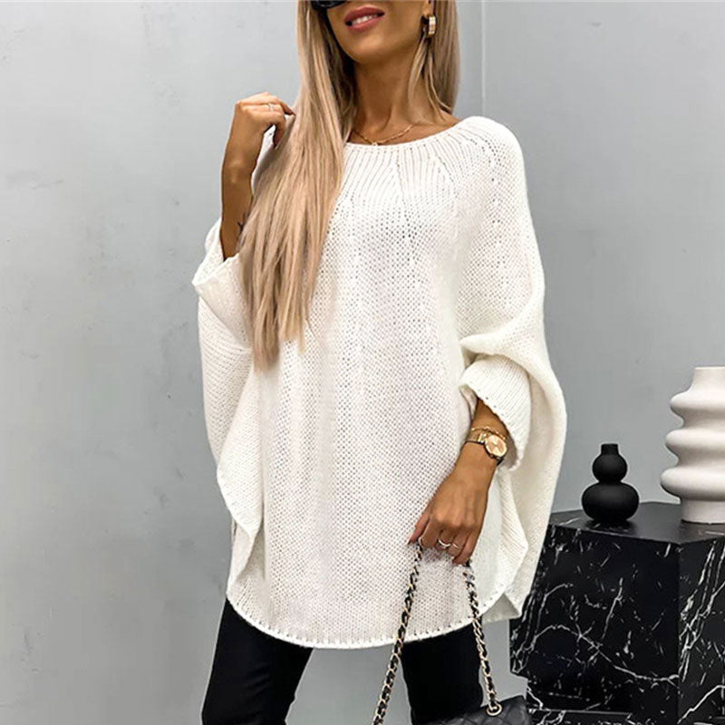 Blythe | Jersey de punto murciélago oversize