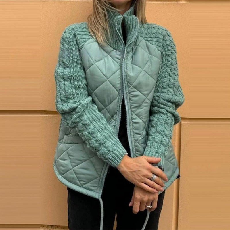 Sabine | Quilted Padded Zip Jacket