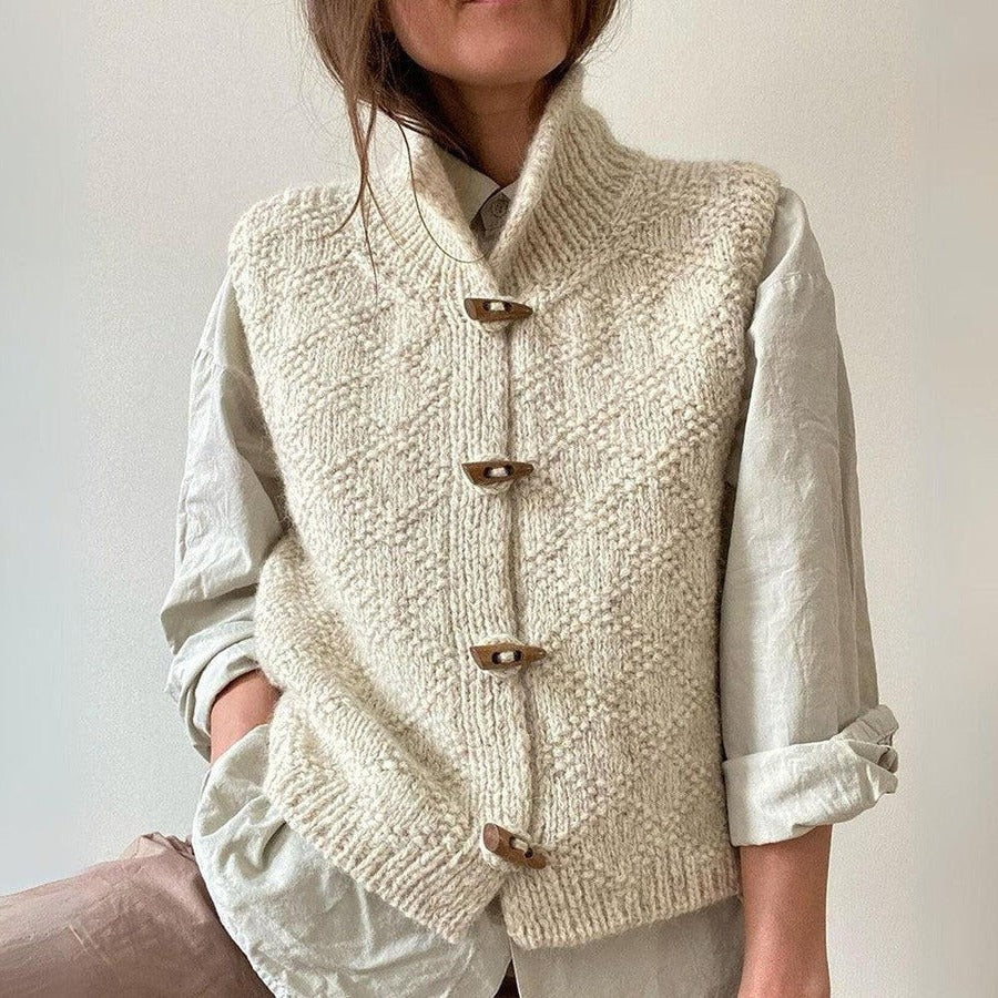 Emilia | Chunky Wool-Blend Knit Gilet