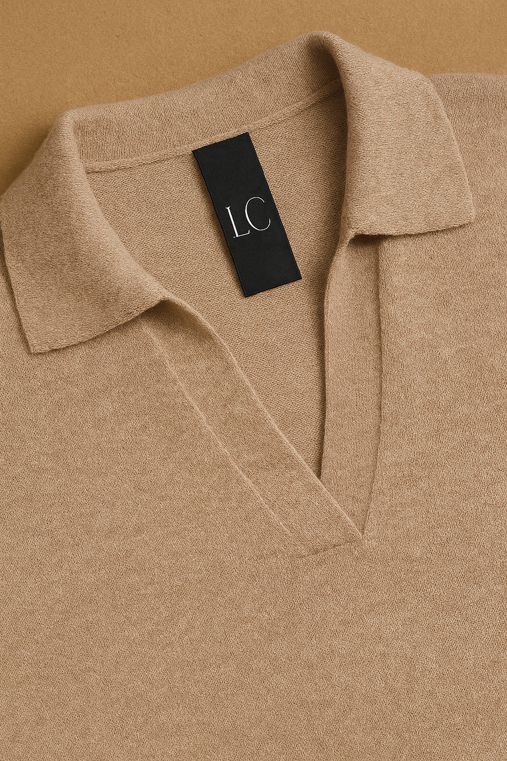 Nell | Merino Wool Collared Knit Polo Top