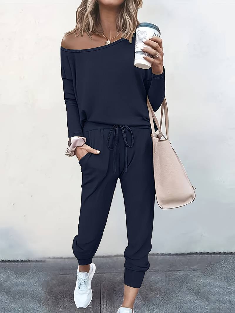 Margot | Conjunto de salón con hombros descubiertos