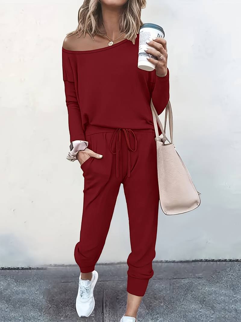 Margot | Conjunto de salón con hombros descubiertos