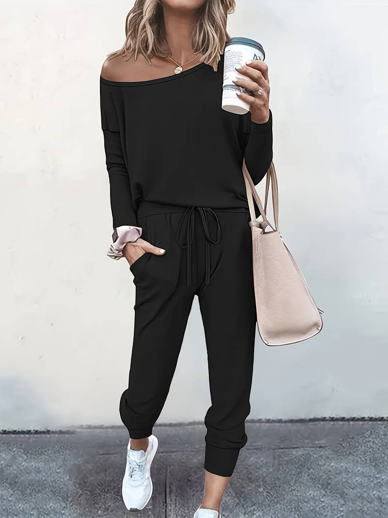 Margot | Conjunto de salón con hombros descubiertos