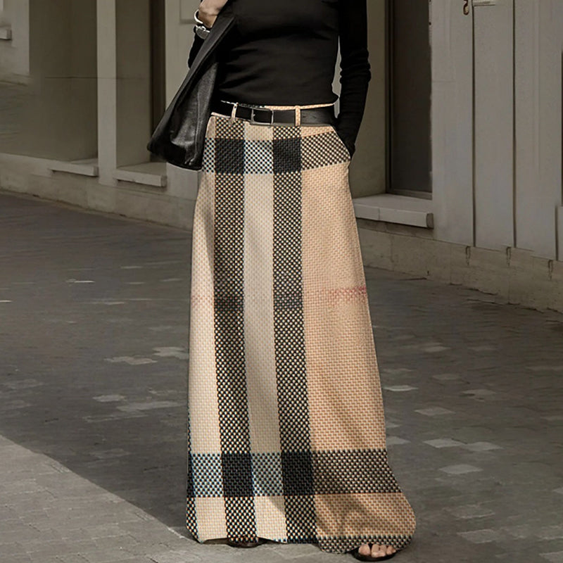 Penelope | High Waisted A-Line Maxi Skirt