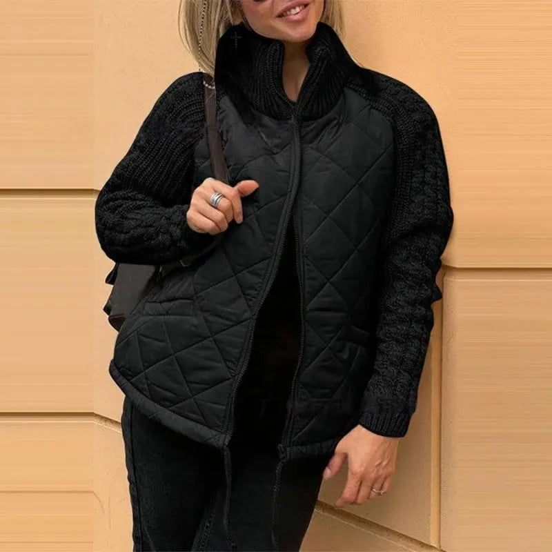 Sabine | Quilted Padded Zip Jacket