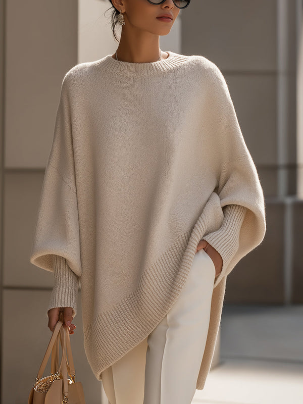 Sadie | Merino Wool Asymmetric Jumper