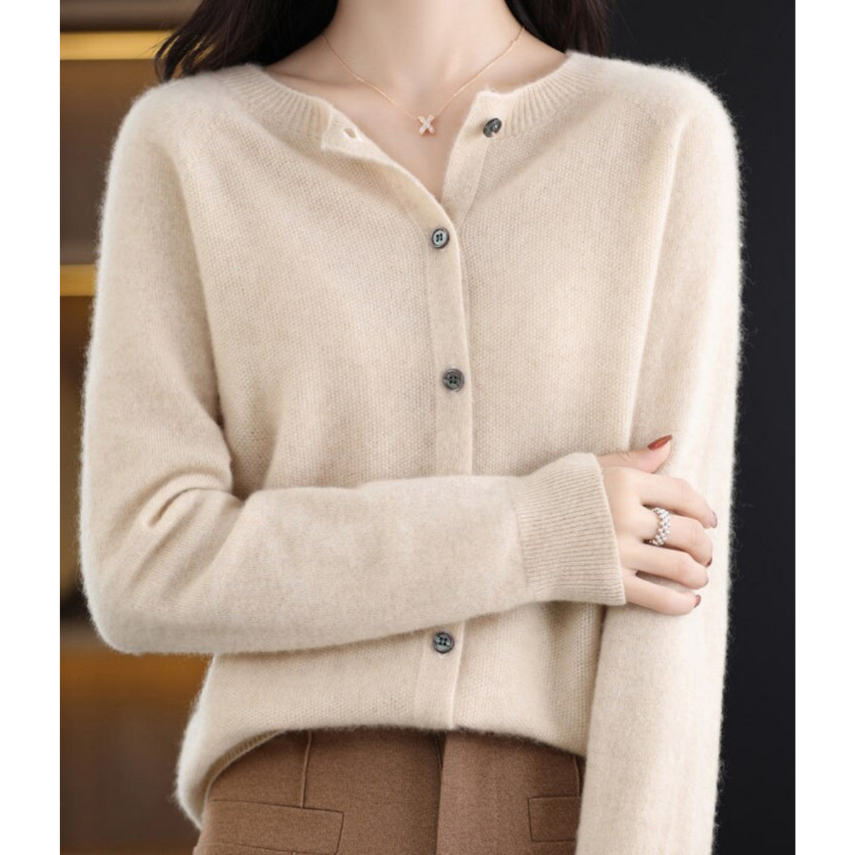 Jean | Soft Knit Button Cardigan