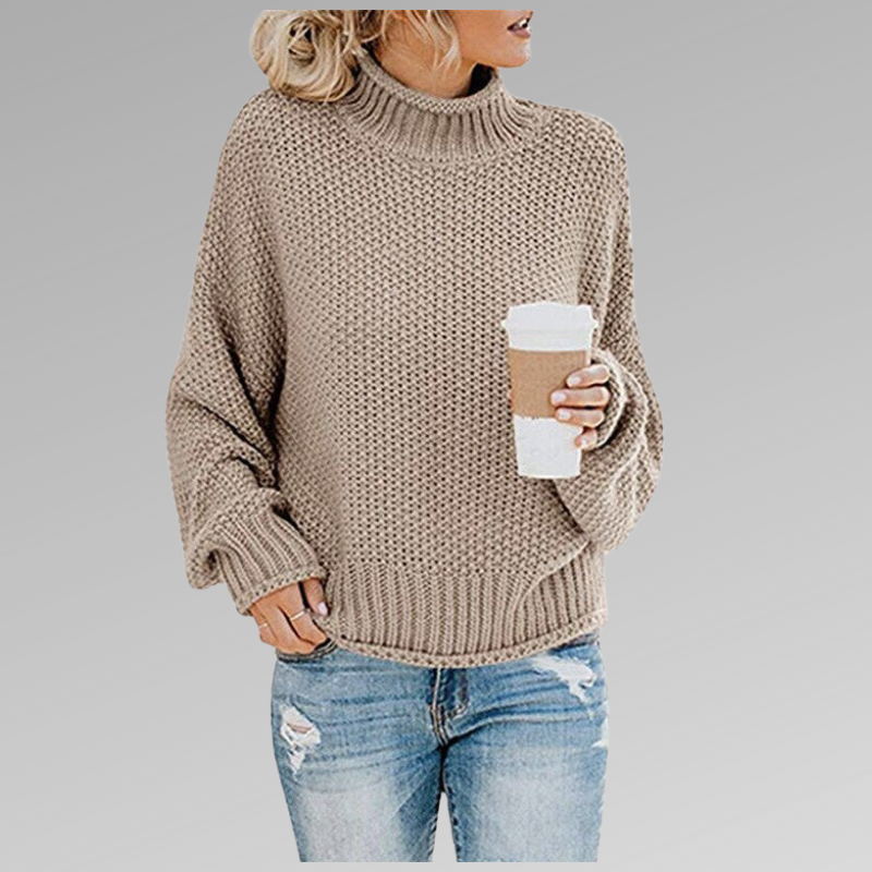 Ella | Chunky Knit Roll Neck Jumper