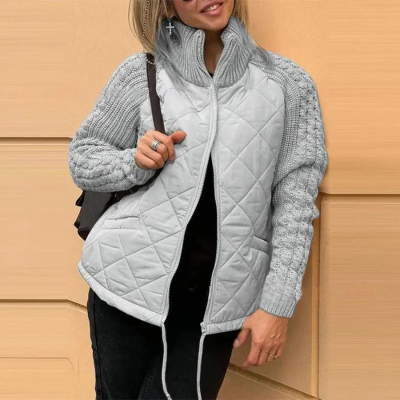 Sabine | Quilted Padded Zip Jacket