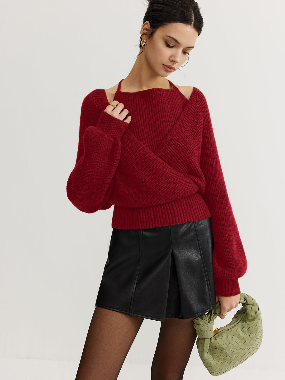 Tamsin | Crossover Wrap Jumper