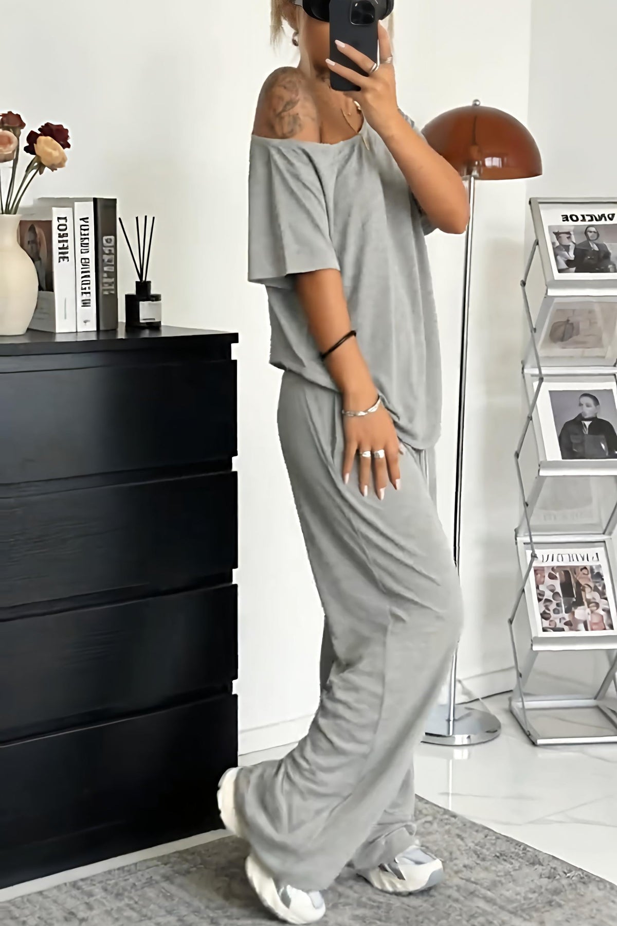 Lucia | Off-Shoulder Loungewear Co-ord