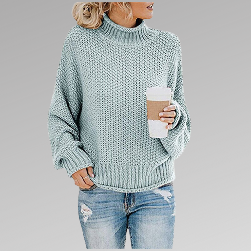 Ella | Chunky Knit Roll Neck Jumper