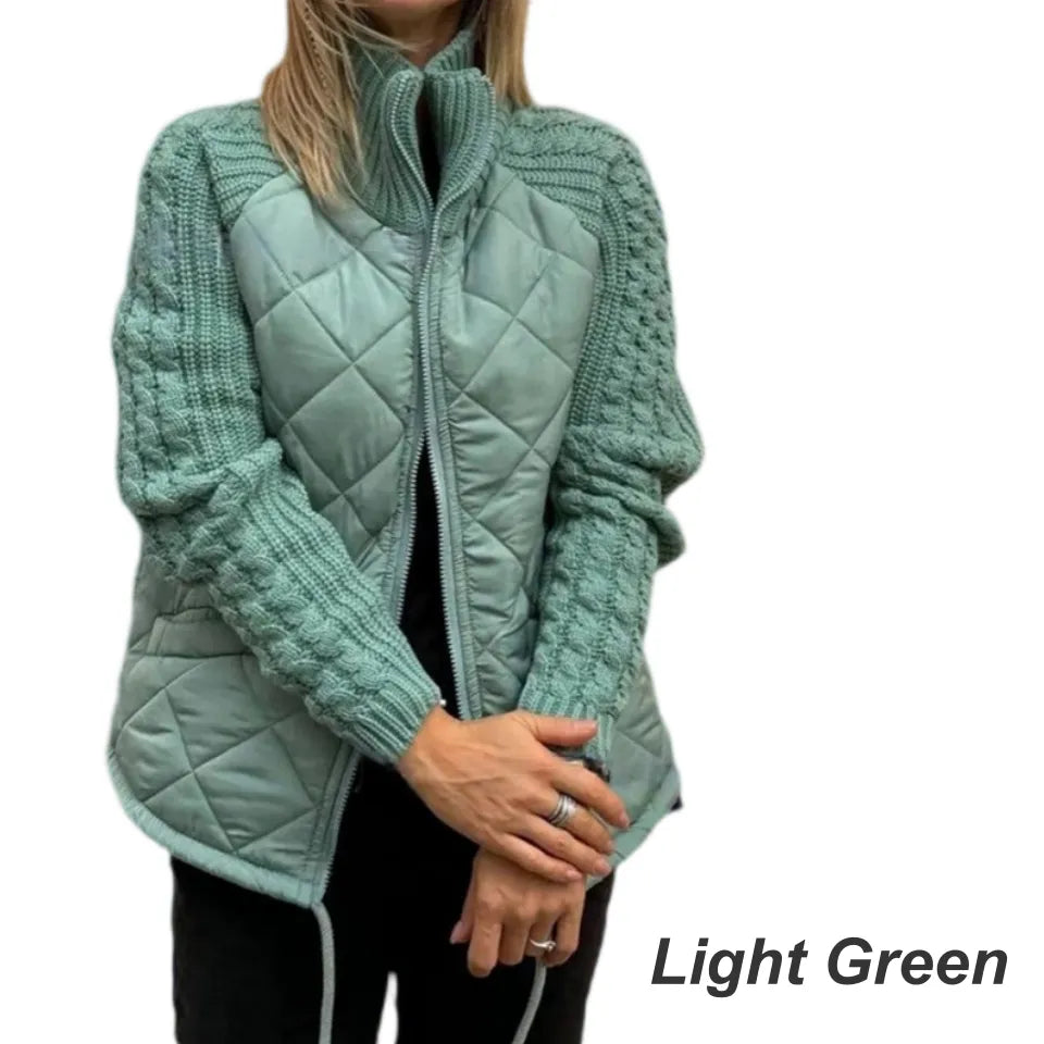 Sabine | Quilted Padded Zip Jacket