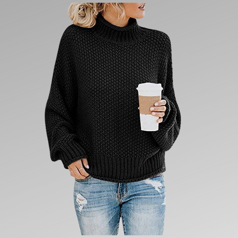 Ella | Chunky Knit Roll Neck Jumper