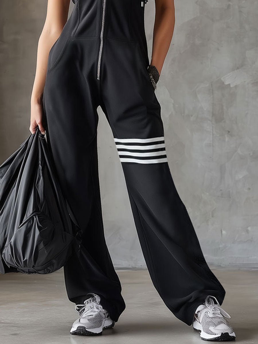 Marian | Hooded Sleeveless Jumpsuit
