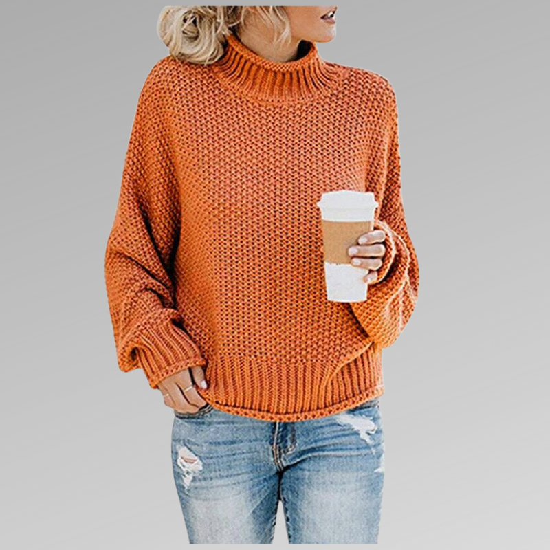 Ella | Chunky Knit Roll Neck Jumper