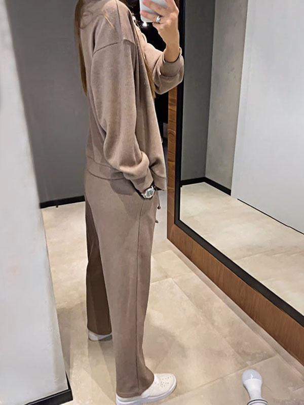 Margaret | Cárdigan de punto y conjunto de pantalón