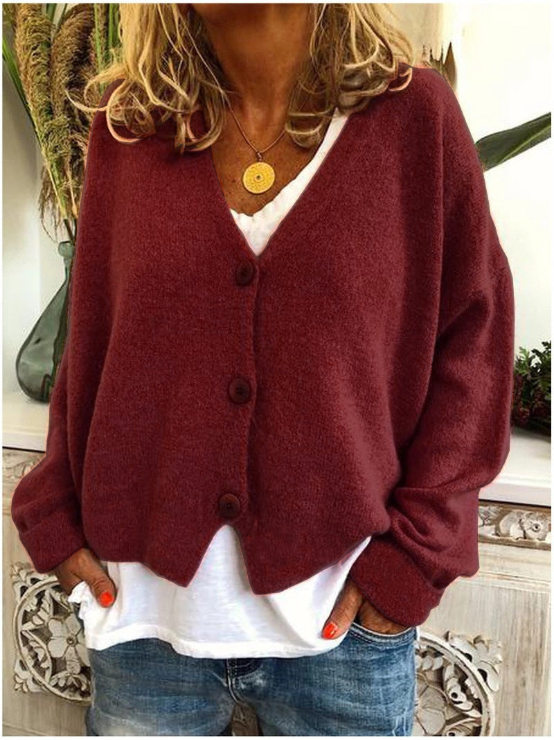 Henrietta | Relaxed V-Neck Cardigan